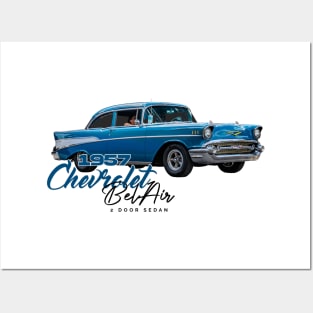 1957 Chevrolet Bel Air 2 Door Sedan Posters and Art